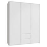 DREHTÜRENSCHRANK 169/214/60 cm,  in Weiß, 3-türig  - Weiß, Trend, Holzwerkstoff (169/214/60cm) - Carryhome