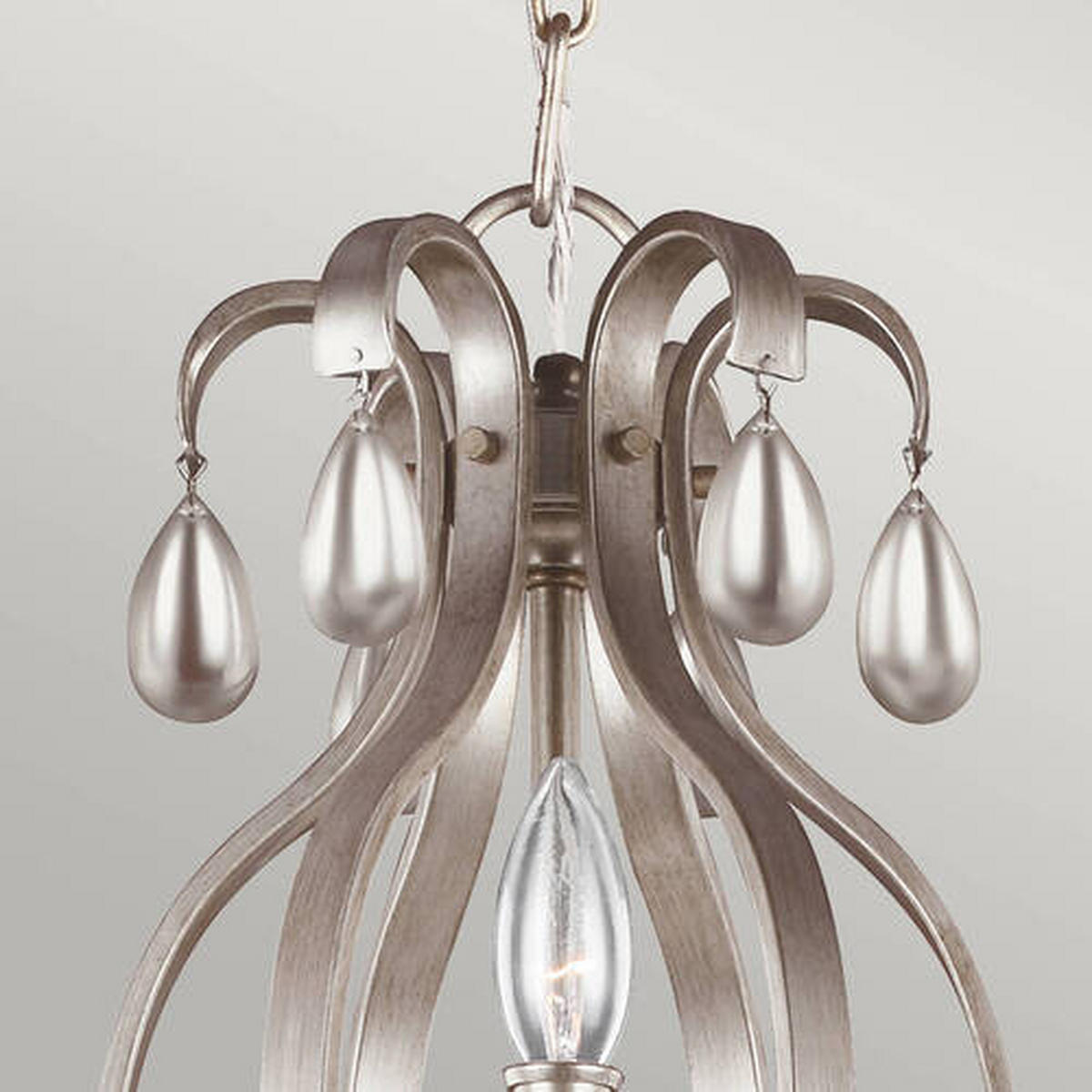 LESTENEC  Elstead Dewitt  77.5/102.9 cm          E14 - srebrne barve, Konvencionalno, kovina (77.5/102.9cm) - Elstead Lighting