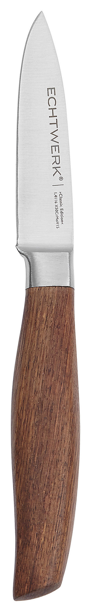 SCHÄLMESSER   20,9 cm  - Braun, MODERN, Holz/Metall (20,9cm) - Echtwerk