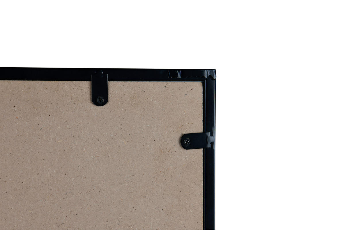 WANDGARDEROBE  in Schwarz, Eiche Artisan  - Schwarz/Eiche Artisan, Basics, Holzwerkstoff/Metall (43/122/25cm) - Milino