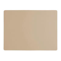 TISCHSET Leder Hellbraun  - Hellbraun, Basics, Leder (40qm)