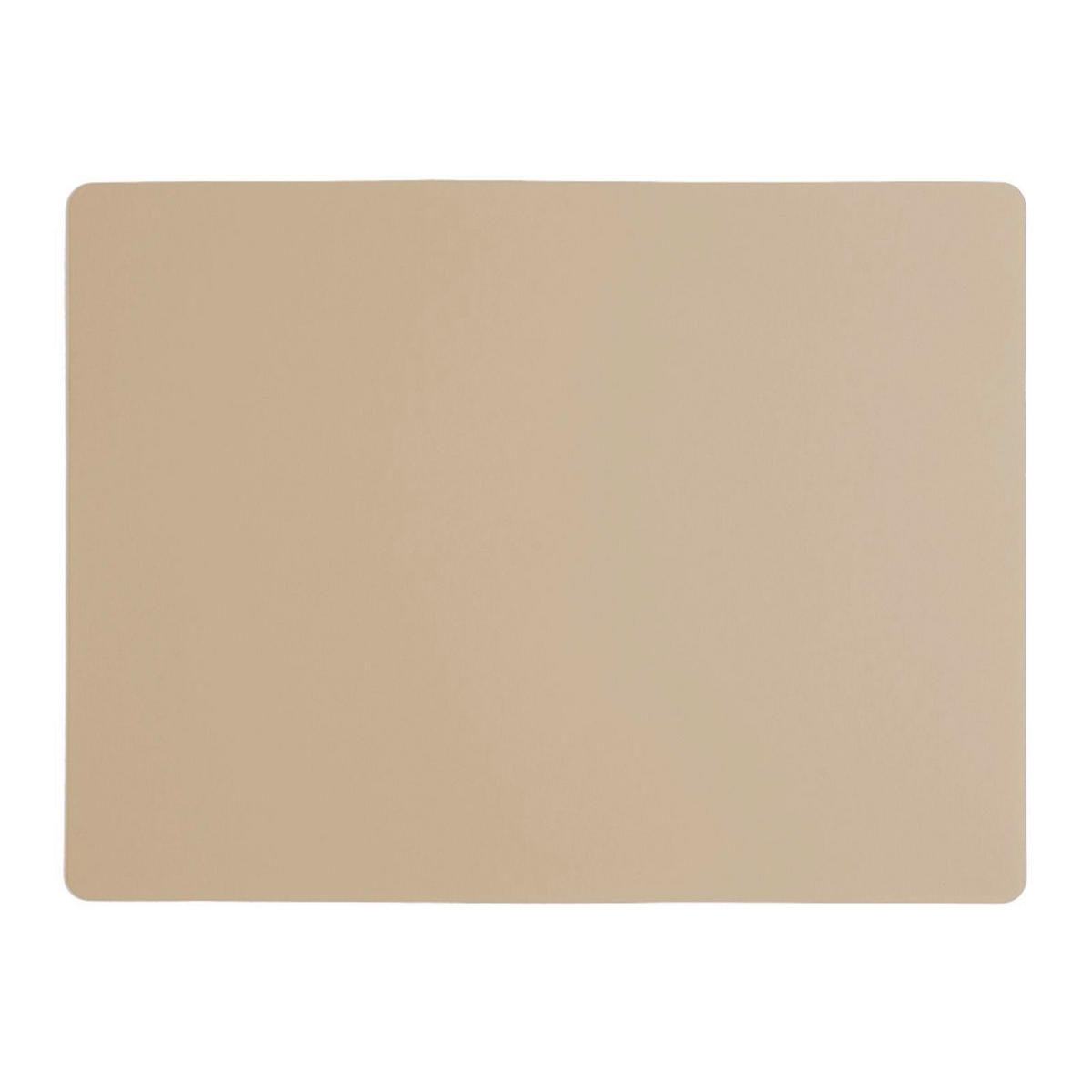 TISCHSET Leder Hellbraun  - Hellbraun, Basics, Leder (40qm)