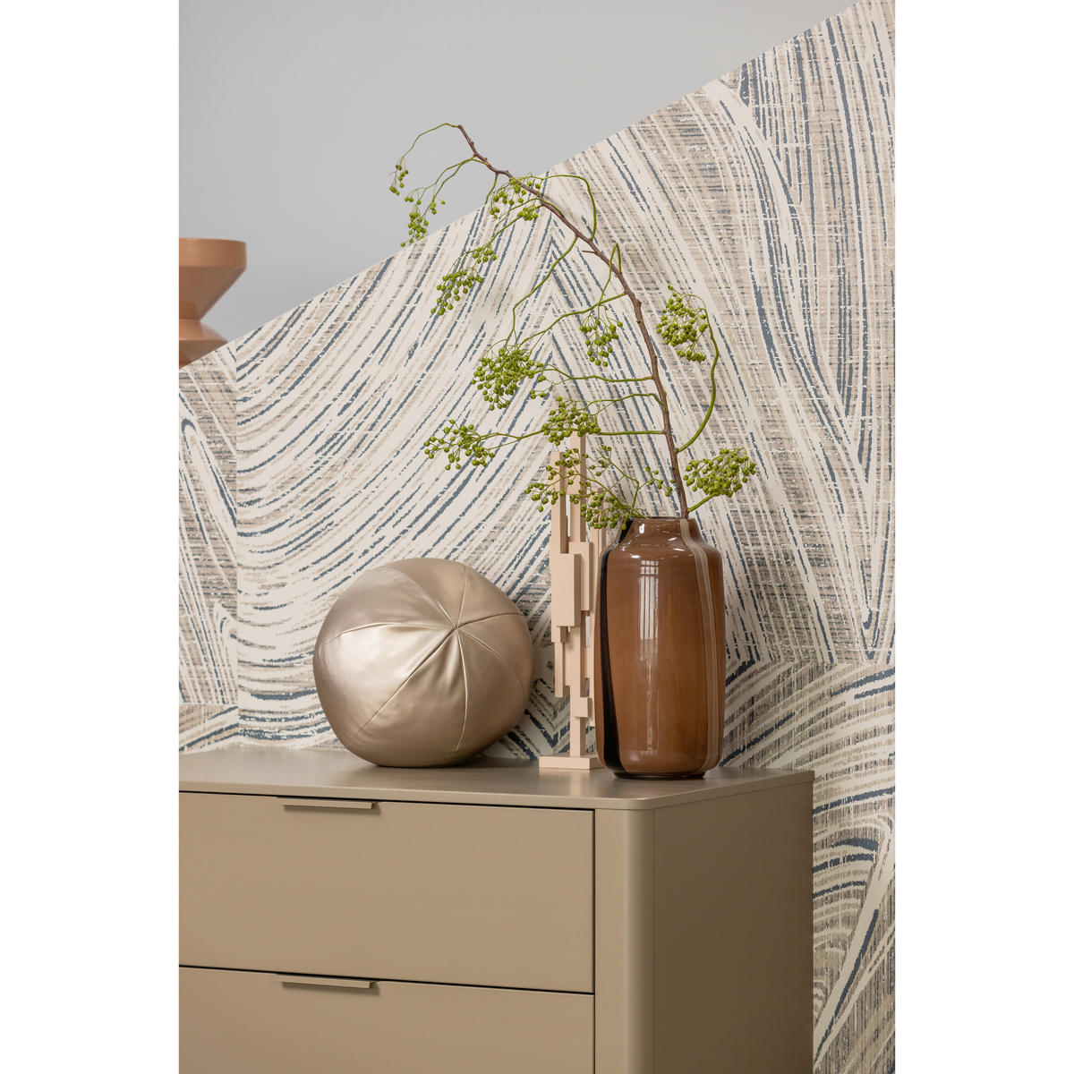 POUF in Naturfarben Textil  - Naturfarben, Design, Textil (30/30/30cm) - Livetastic