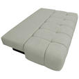 BOXSPRINGSOFA in Chenille Greige  - Greige/Schwarz, MODERN, Kunststoff/Textil (210/72/105cm) - Cantus