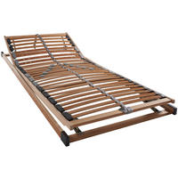 LATTENROST 90/200 cm Kopfteil, Fußteil, Mittelzone verstellbar, Birke  - Birkefarben/Ahornfarben, Basics, Holz (90/200cm) - Sleeptex