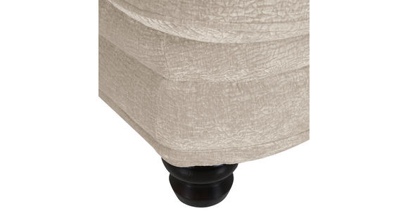 OHRENSESSEL Chenille Beige  - Beige/Schwarz, ROMANTIK / LANDHAUS, Holz/Textil (125/100/140cm) - Landscape