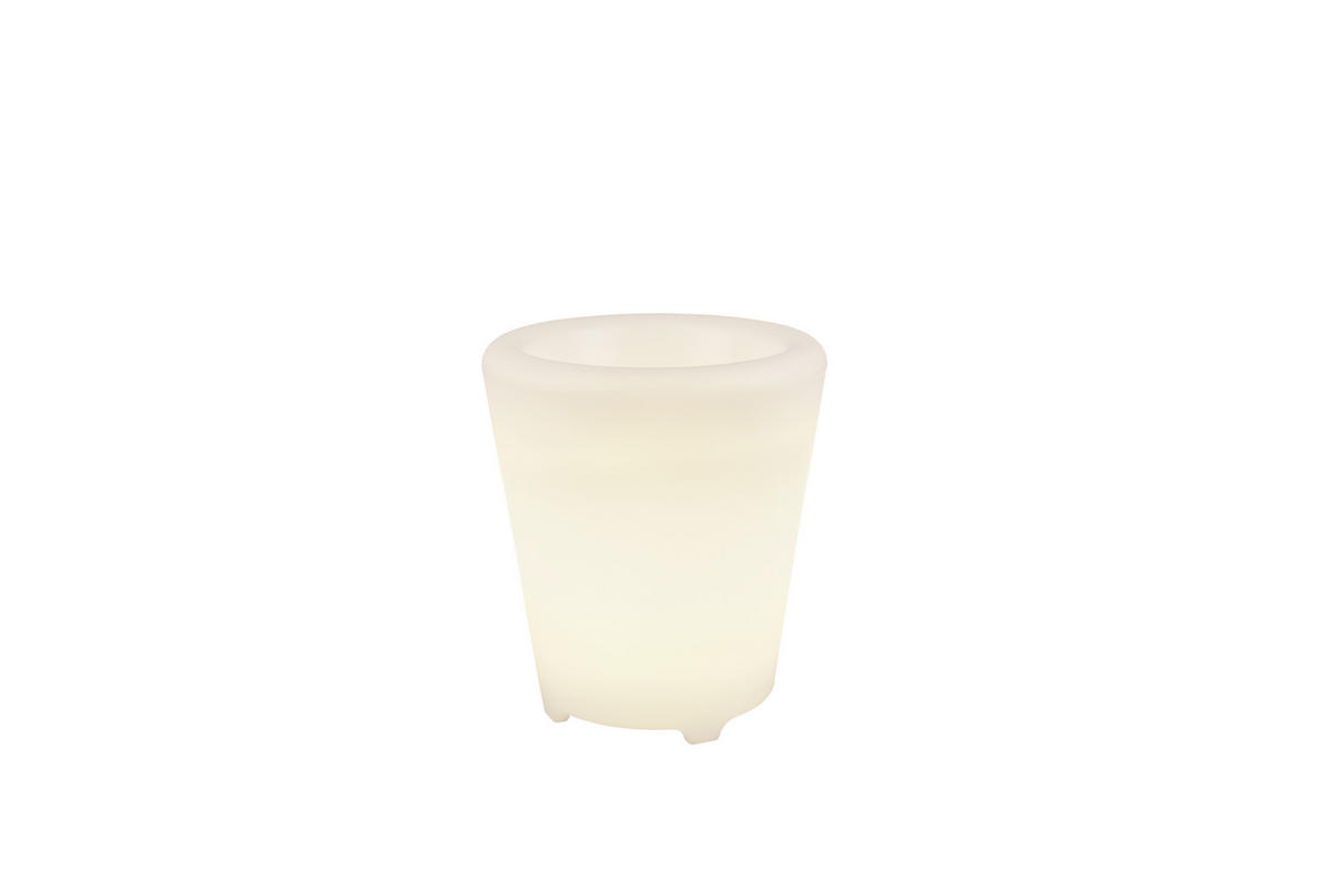 AUßENLEUCHTE - Weiß, Basics, Kunststoff (26,5/30,0cm)