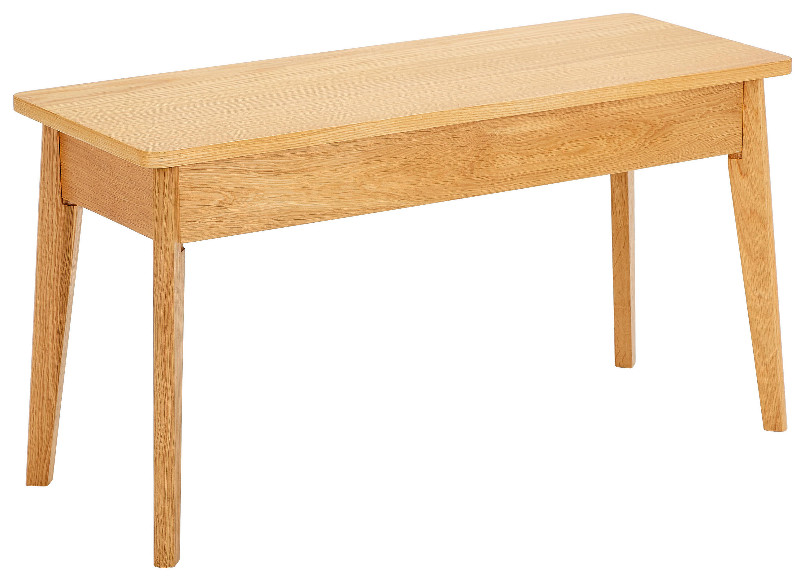 SITZBANK 90/47/35 cm Naturfarben furniert, massiv  - Naturfarben, KONVENTIONELL (90/47/35cm) - MID.YOU
