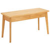 SITZBANK 90/47/35 cm Naturfarben furniert, massiv  - Naturfarben, KONVENTIONELL (90/47/35cm) - MID.YOU