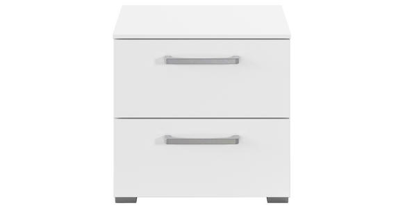 NACHTSCHRANK 50/49/42 cm  - Edelstahlfarben/Alufarben, Basics, Holzwerkstoff/Kunststoff (50/49/42cm) - Xora