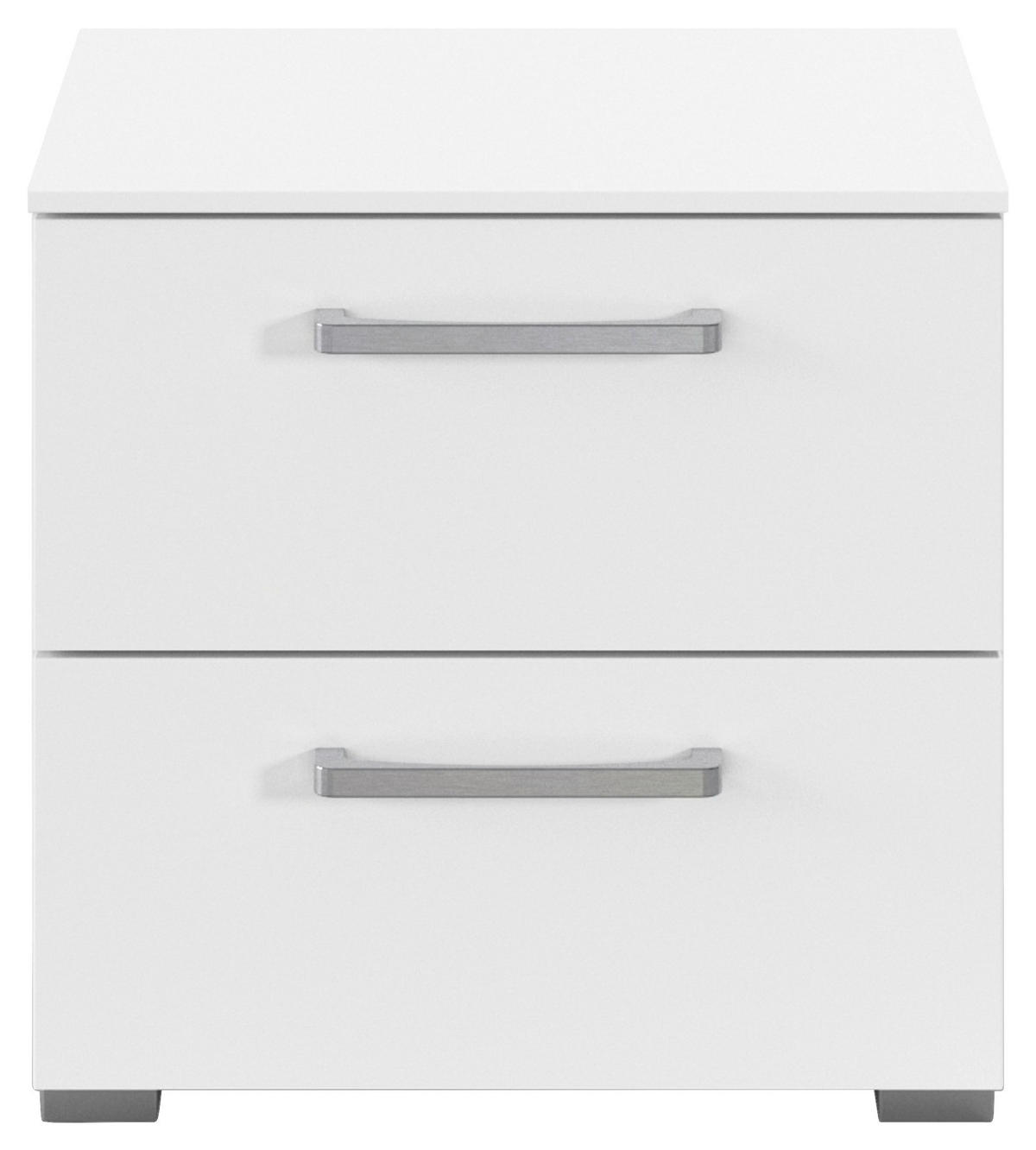 NACHTSCHRANK 50/49/42 cm  - Edelstahlfarben/Alufarben, Basics, Holzwerkstoff/Kunststoff (50/49/42cm) - Xora