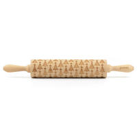 MOTIV-TEIGROLLE - Naturfarben, Basics, Holz (43/6/6cm) - Folkroll