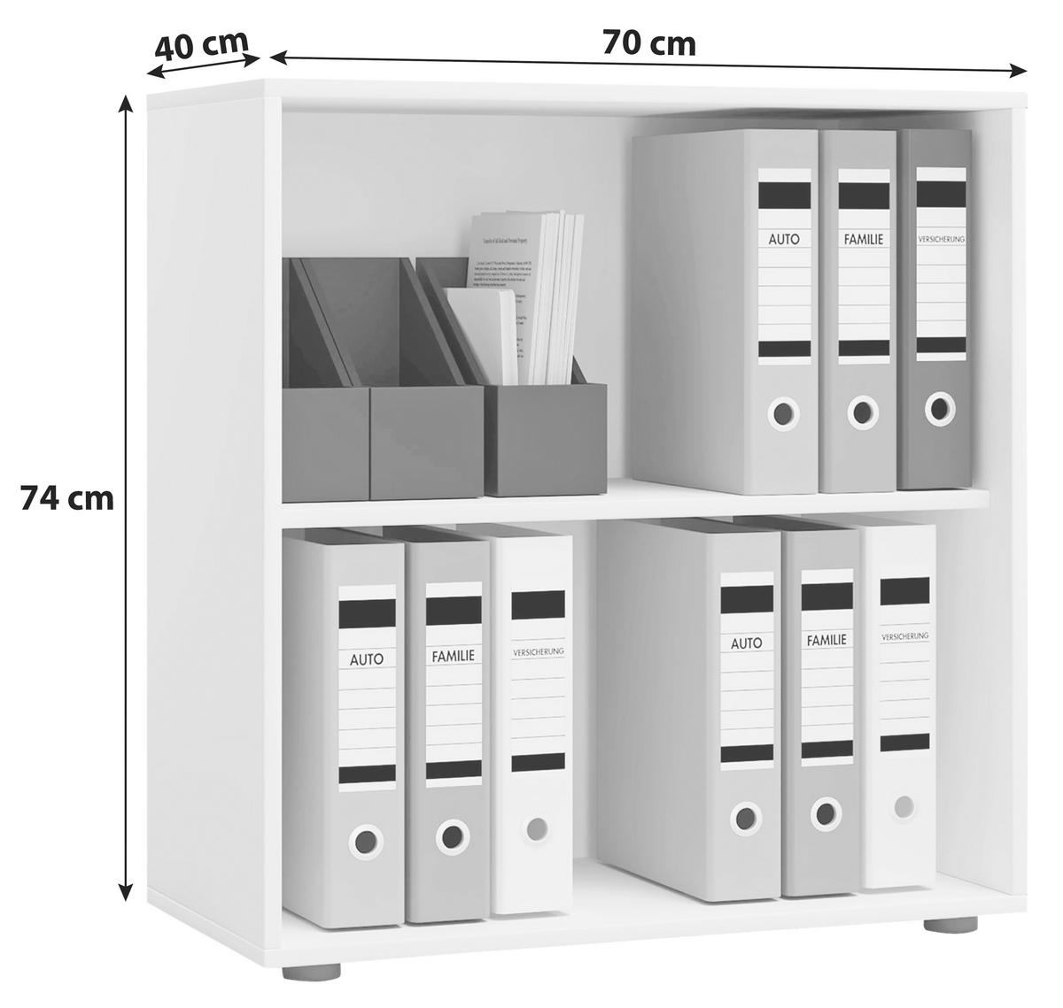 ARKIVHYLLA 70/74/37 cm  - svart/ekfärgad, Basics, trämaterial/plast (70/74/37cm) - MID.YOU