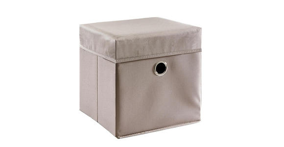 SPIELZEUGBOX 32/32/32 cm - Taupe, Trend, Holz/Kunststoff (32/32/32cm) - My Baby Lou