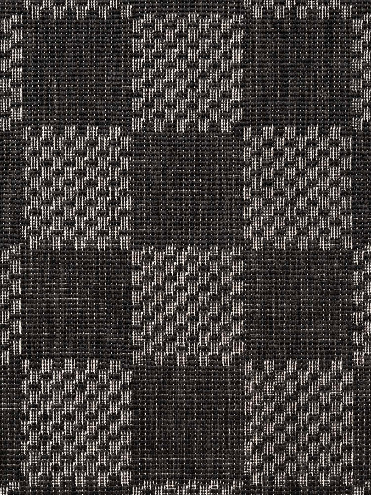 FLACHWEBETEPPICH 120/170 cm Haringey Schwarz, Weiß rechteckig  - Schwarz/Weiß, Basics, Kunststoff (120/170cm)