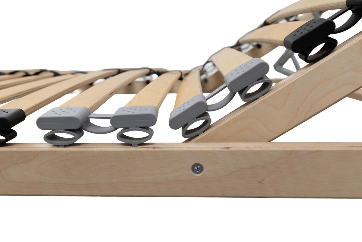 LATTENROST 80/200 cm Kopfteil, Mittelzone verstellbar, Birke  - Naturfarben, Basics, Holz (80/200cm) - MID.YOU