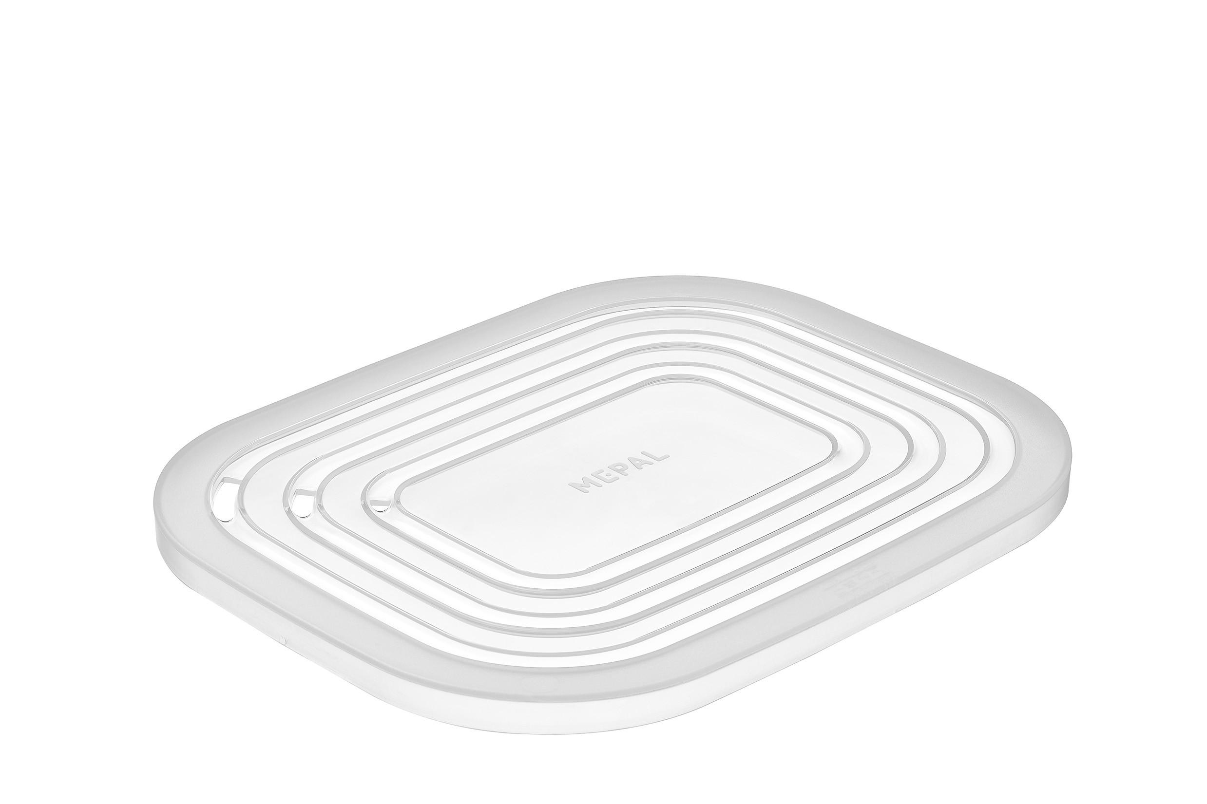 MIKROWELLENDECKEL  - Transparent, Basics, Kunststoff (25,8/21,2/1,3cm) - Mepal