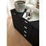 SIDEBOARD Schwarz - Chromfarben/Schwarz, Design, Glas/Holzwerkstoff (140/80/42cm) - SetOne by Musterring SIDEBOARD Schwarz - Chromfarben/Schwarz, Design, Glas/Holzwerkstoff (140/80/42cm) - SetOne by Musterring