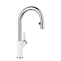 KÜCHENARMATUR 521368  - Chromfarben/Weiß, Basics, Stein/Metall (11,1/41/24cm) - Blanco