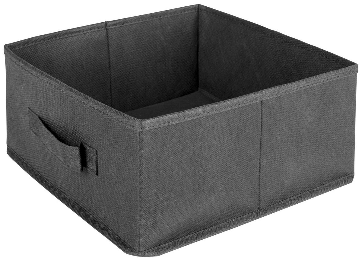 SADA ÚLOŽNÝCH BOXOV,  - antracitová, Basics, kartón/textil - My Baby Lou