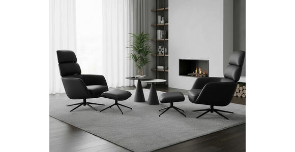 BEISTELLTISCH in Metall, Glas, Keramik 48,5/48,5/55 cm  - Anthrazit/Schwarz, Design, Glas/Keramik (48,5/48,5/55cm) - Dieter Knoll