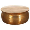 SOFFBORD i metall 75/75/31 cm  - guldfärgad, Lifestyle, metall (75/75/31cm) - MID.YOU