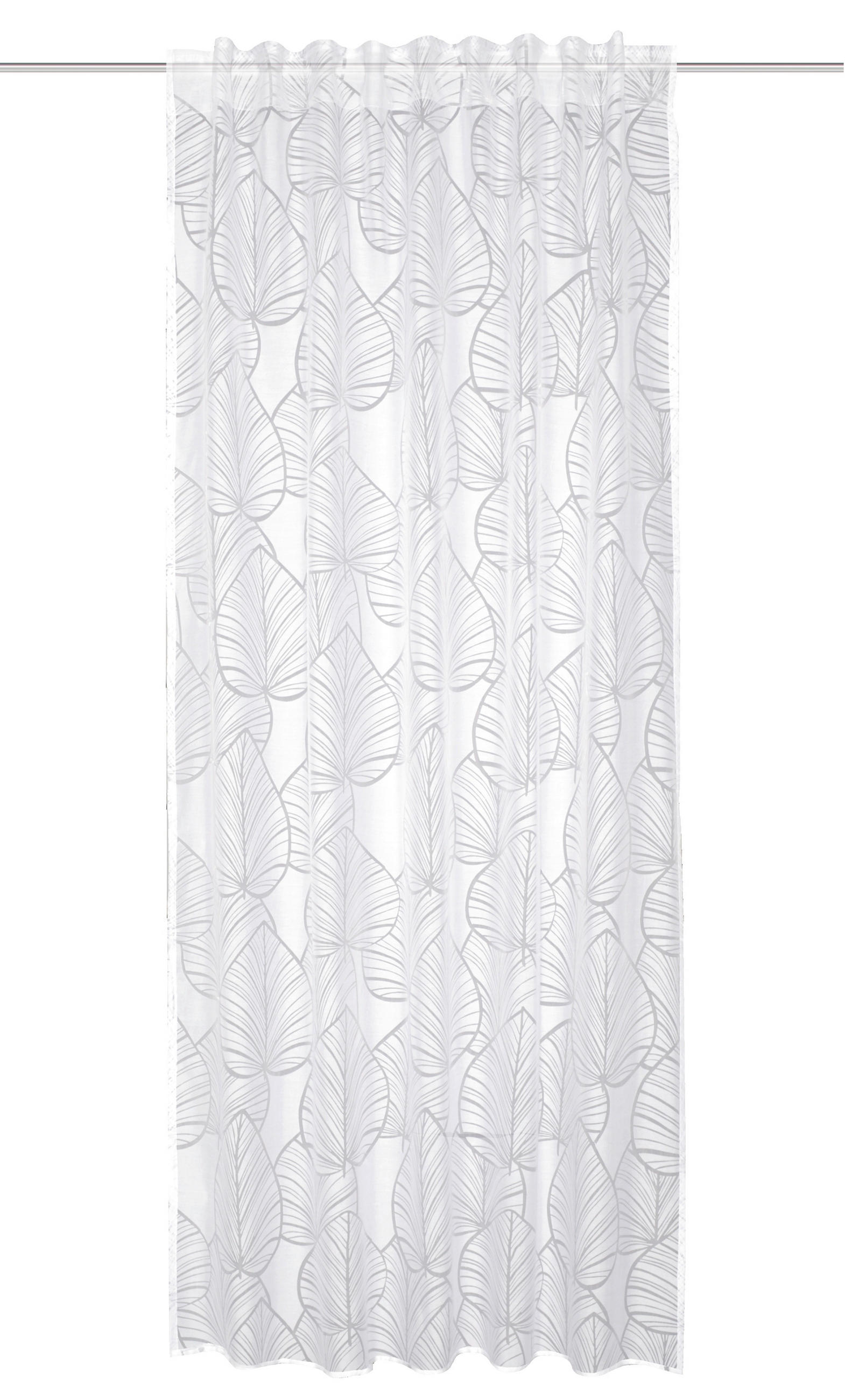 FERTIGVORHANG blickdicht  - Weiß, Basics, Textil (140/245cm) - Schmidt W. Gmbh