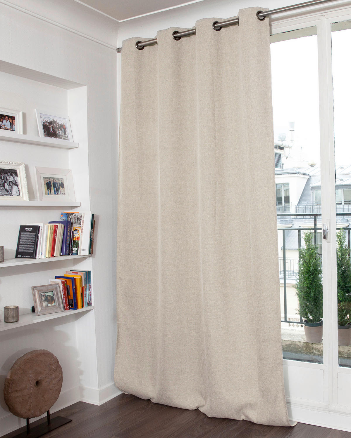 VERDUNKELUNGSVORHANG - Beige, Basics, Textil (135/260cm)