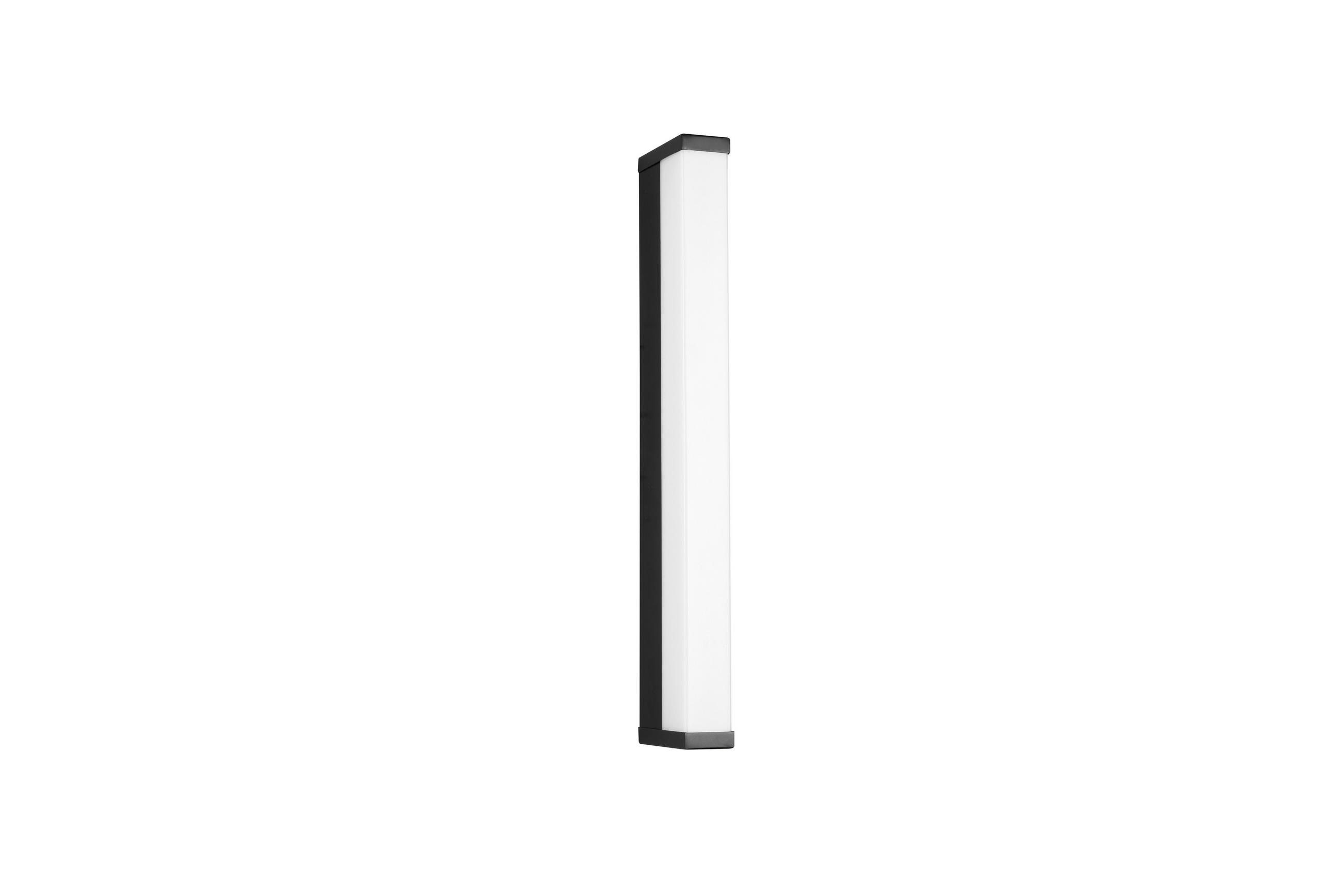 BADEZIMMER-WANDLEUCHTE   - Schwarz/Weiß, Basics, Kunststoff/Metall (3,8/42,5/7,9cm) - Trio Leuchten
