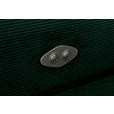 ECKSOFA Waldgrün Feincord  - Waldgrün/Schwarz, Design, Textil/Metall (205/280cm) - Xora