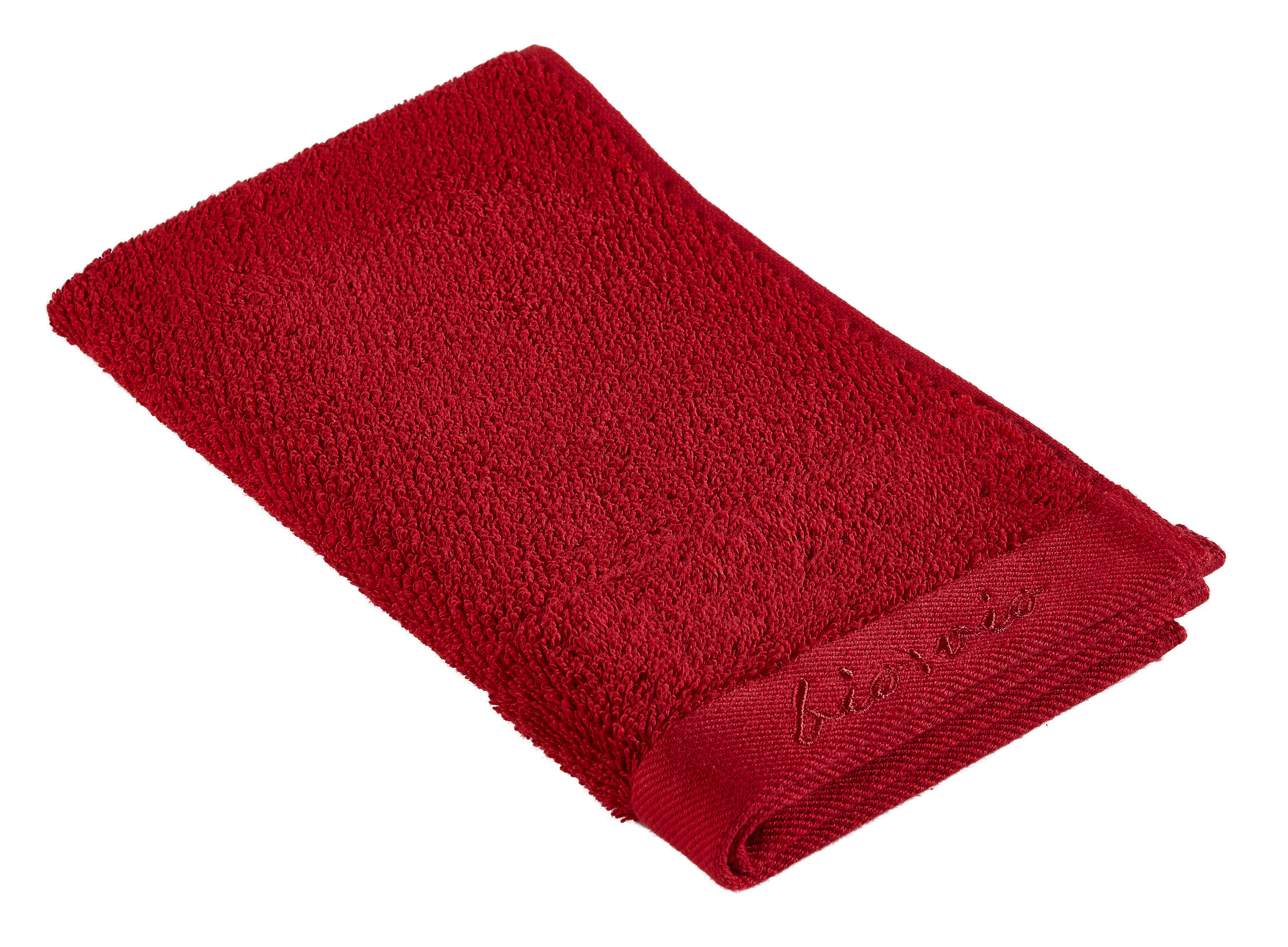GÄSTETUCH BONITA Rot 4-teilig 30/50 cm  - Rot, Basics, Textil (30/50cm) - Bio:Vio