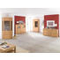 VITRINE Kernbuche Buchefarben - Buchefarben, KONVENTIONELL, Glas/Holz (107/209/38cm) - NOVEL