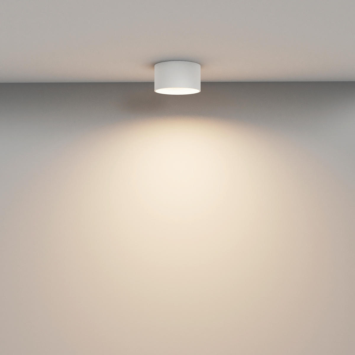 DECKENLEUCHTE  12/6,4 cm    - Weiss, Design, Metall (12/6,4cm) - MAYTONI