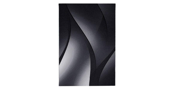 WEBTEPPICH 240/340 cm Plus Schwarz  - Schwarz, Basics, Textil (240/340cm) - Novel
