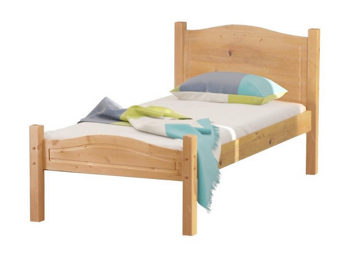 BETT 208/99 cm  in Naturfarben  - Naturfarben, Design, Holz (208/99cm) - MID.YOU