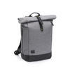 WICKELRUCKSACK  - Schwarz/Grau, Basics, Leder/Textil (53/39/16cm) - Fillikid
