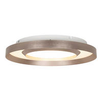 LED-DECKENLEUCHTE 50/8 cm   - Champagner/Goldfarben, Design, Kunststoff/Metall (50/8cm) - Novel