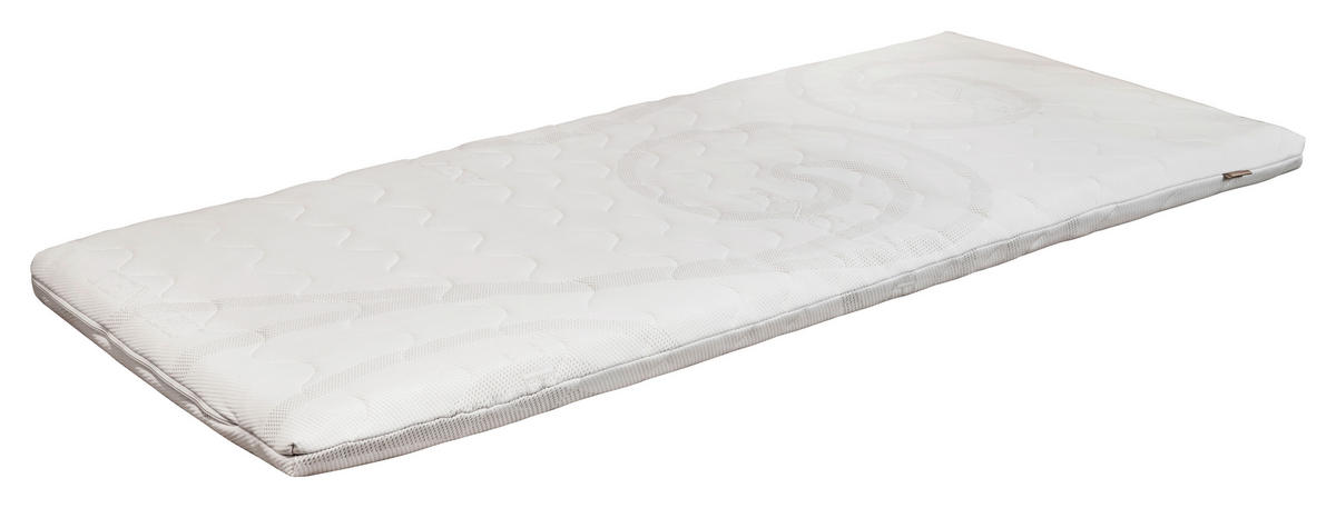 FEDŐMATRAC 90/200 cm  - fehér, Basics, textil (90/200cm) - Cardo