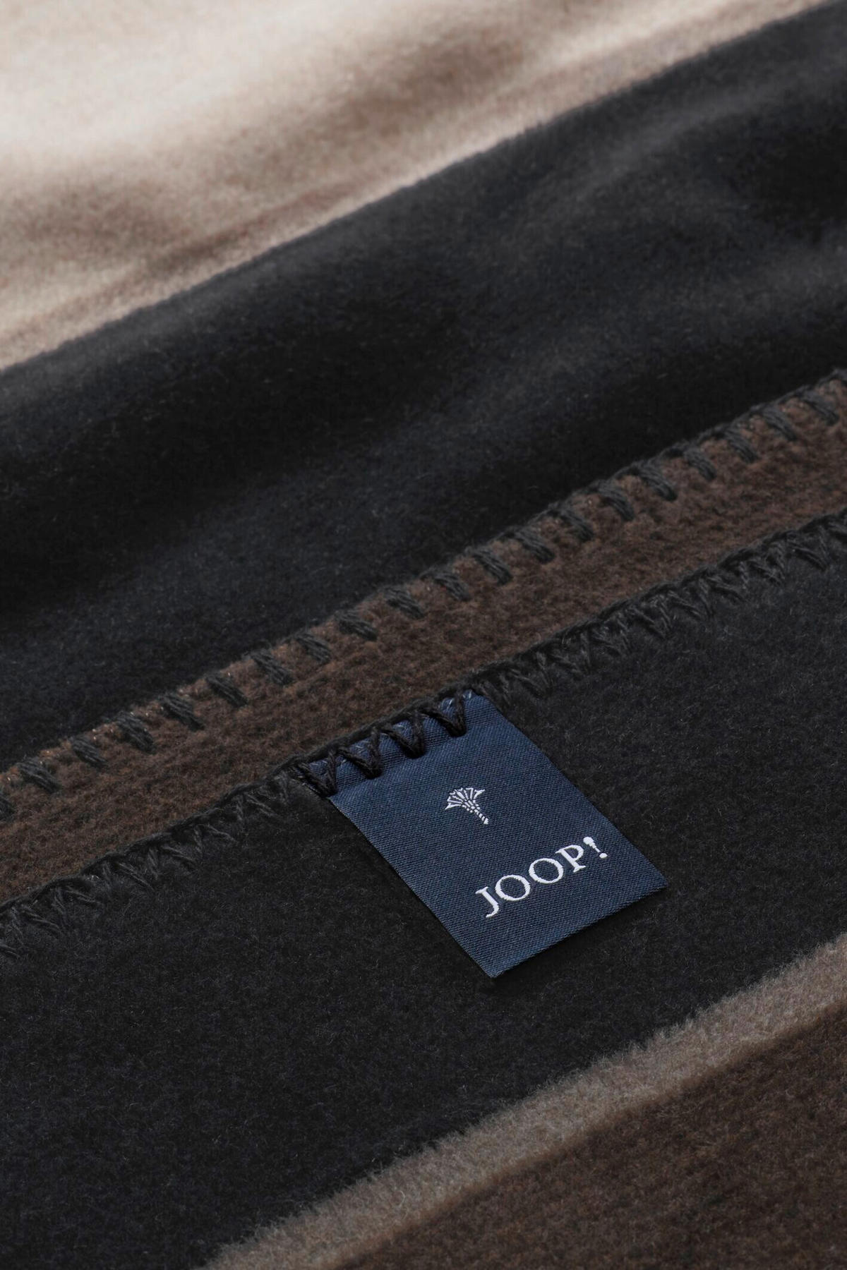 WOHNDECKE JOOP! HW 2025/26 150/200 cm  - Ecru/Anthrazit, Design, Textil (150/200cm) - Joop!