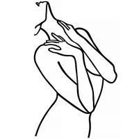 METALLBILD  - Schwarz, Basics, Metall (53/86cm)