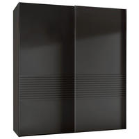 SCHWEBETÜRENSCHRANK in Graphitfarben  - Graphitfarben, Design, Holzwerkstoff/Metall (200/236/67cm) - Novel