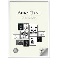 BILDERRAHMEN - Weiß Hochglanz, Basics, Papier/Holzwerkstoff (21/30/1,8cm)