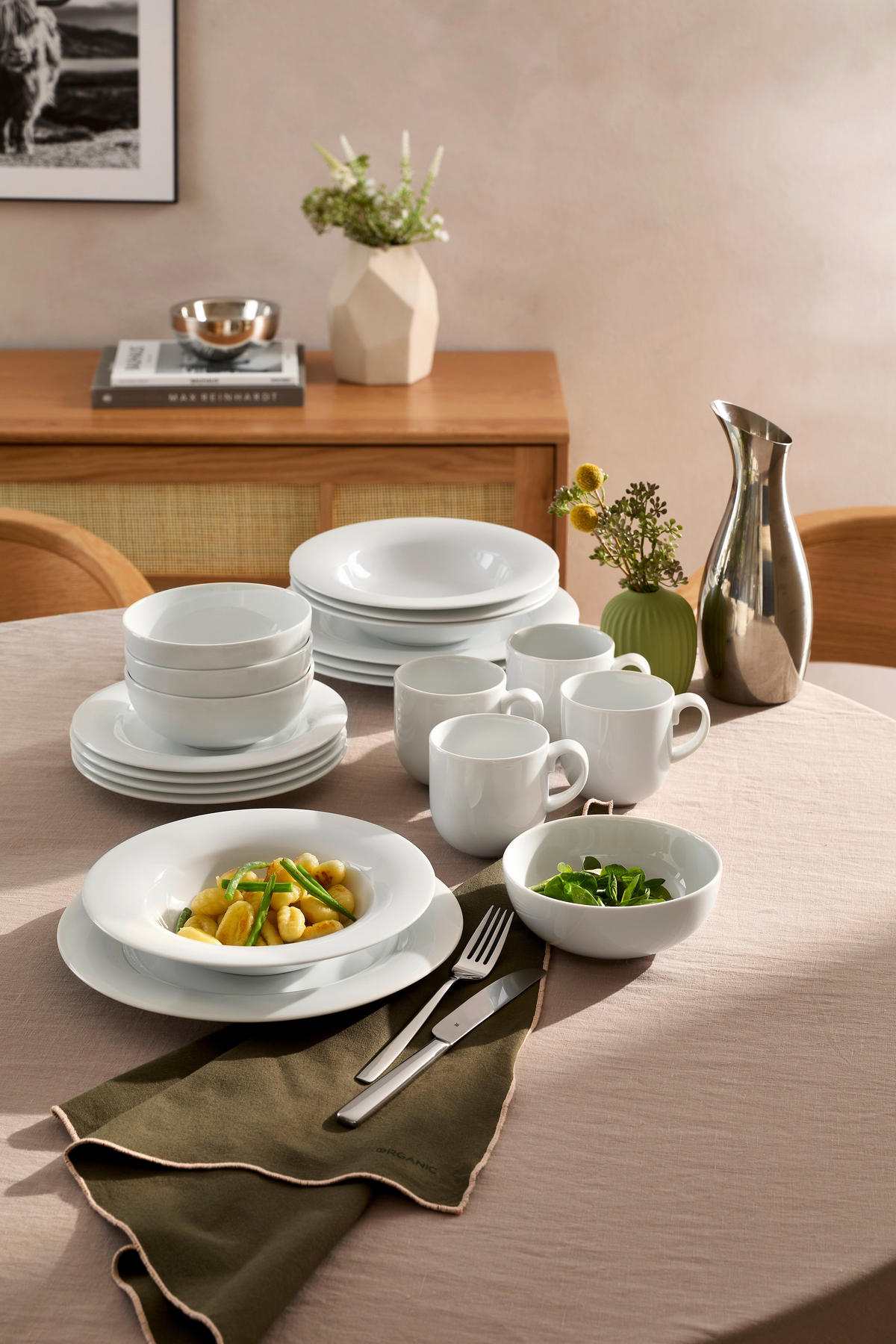 KOMBISERVICE Weiß Casina 20-teilig 4 Personen  - Weiß, Basics, Keramik (32/42/31cm) - Rosenthal