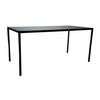 GARTENTISCH 160/80/73 cm Metall rechteckig  - Schwarz, MODERN, Metall (160/80/73cm) - Jan Kurtz