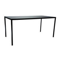 GARTENTISCH 160/80/73 cm Metall rechteckig  - Schwarz, MODERN, Metall (160/80/73cm) - Jan Kurtz