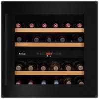 WEINKÜHLSCHRANK WK341212S  - Schwarz, Basics, Glas (59/59,5/60,8cm) - Amica
