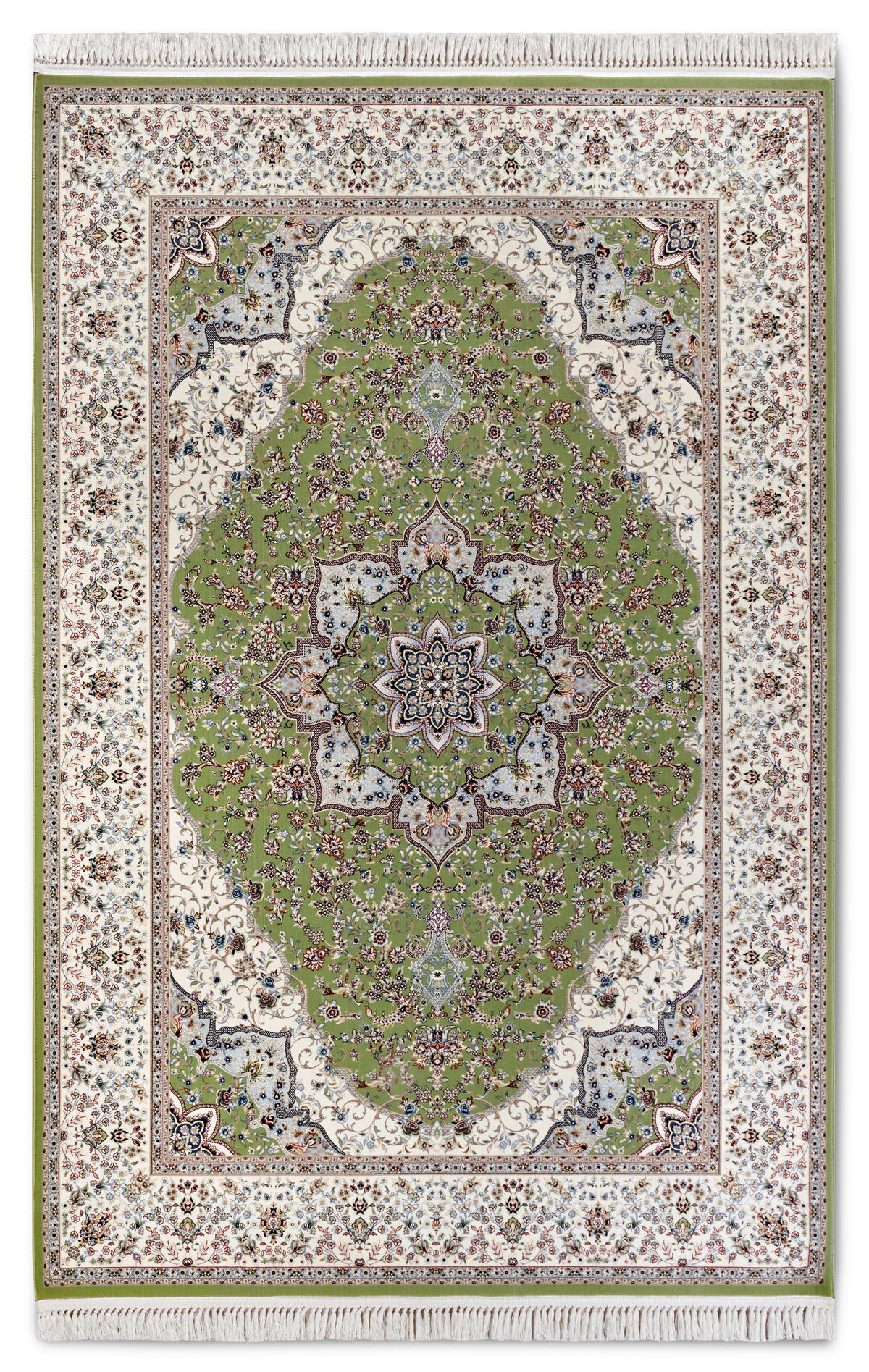 FLACHWEBETEPPICH 190/285 cm Kollektion 1870 Creme, Hellgrün  - Creme/Hellgrün, Design, Kunststoff/Textil (190/285cm) - Villeroy & Boch