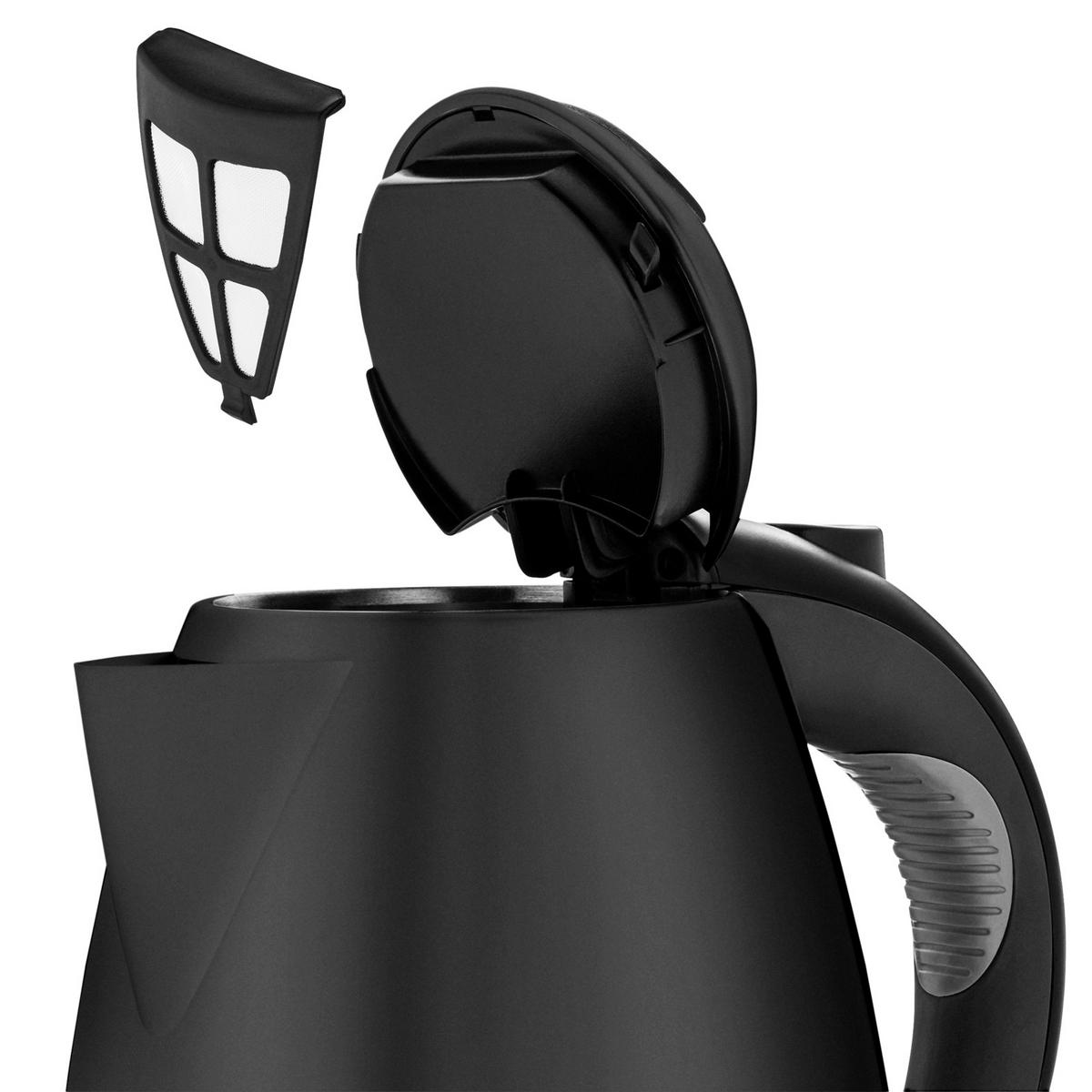 WASSERKOCHER 1,7 L  - Schwarz, Basics, Metall (22,5/16/24cm) - WMF