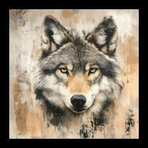 METALLBILD 30/30/2 cm  - Multicolor, Basics, Metall (30/30/2cm)