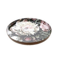 LJUSFAT  - svart, Trend, metall (20,5/2cm) - Ambia Home